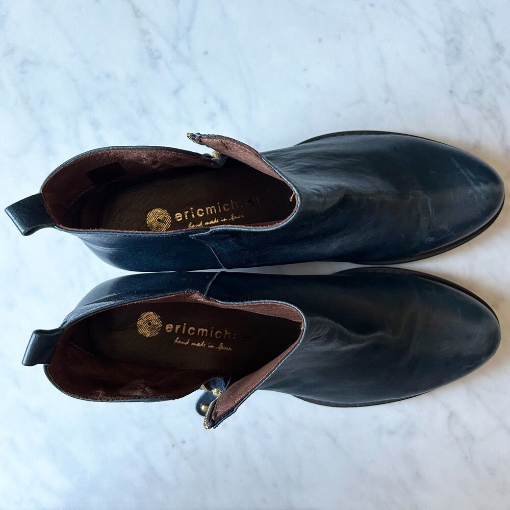 Eric Michael Teal Blue Ankle Boots - Like New! - Picture 7 of 8